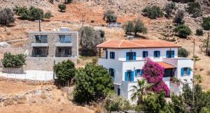 Mixalis and Nina's Studios (left hand side building)